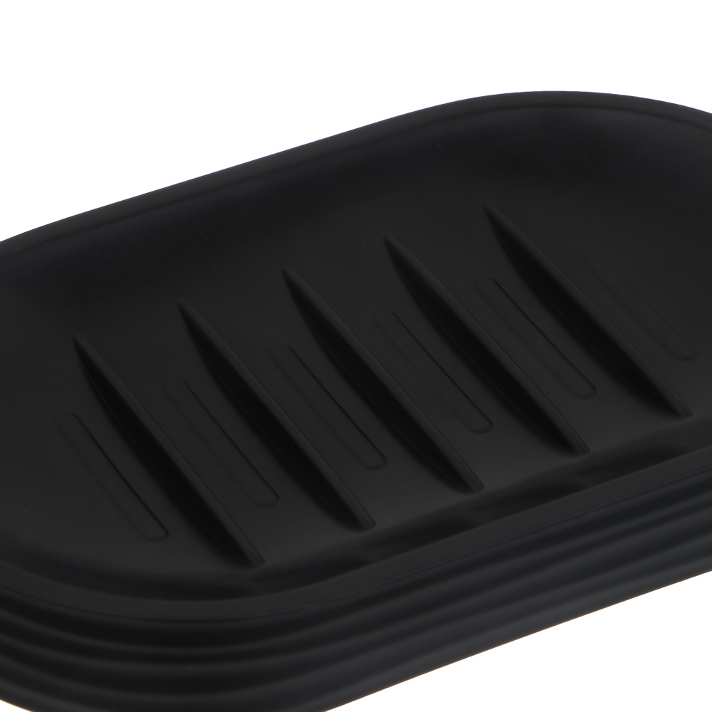 Мыльница тм VETTA Тренто, пластик, PP, черный, 14,5x8,8x2см - #2