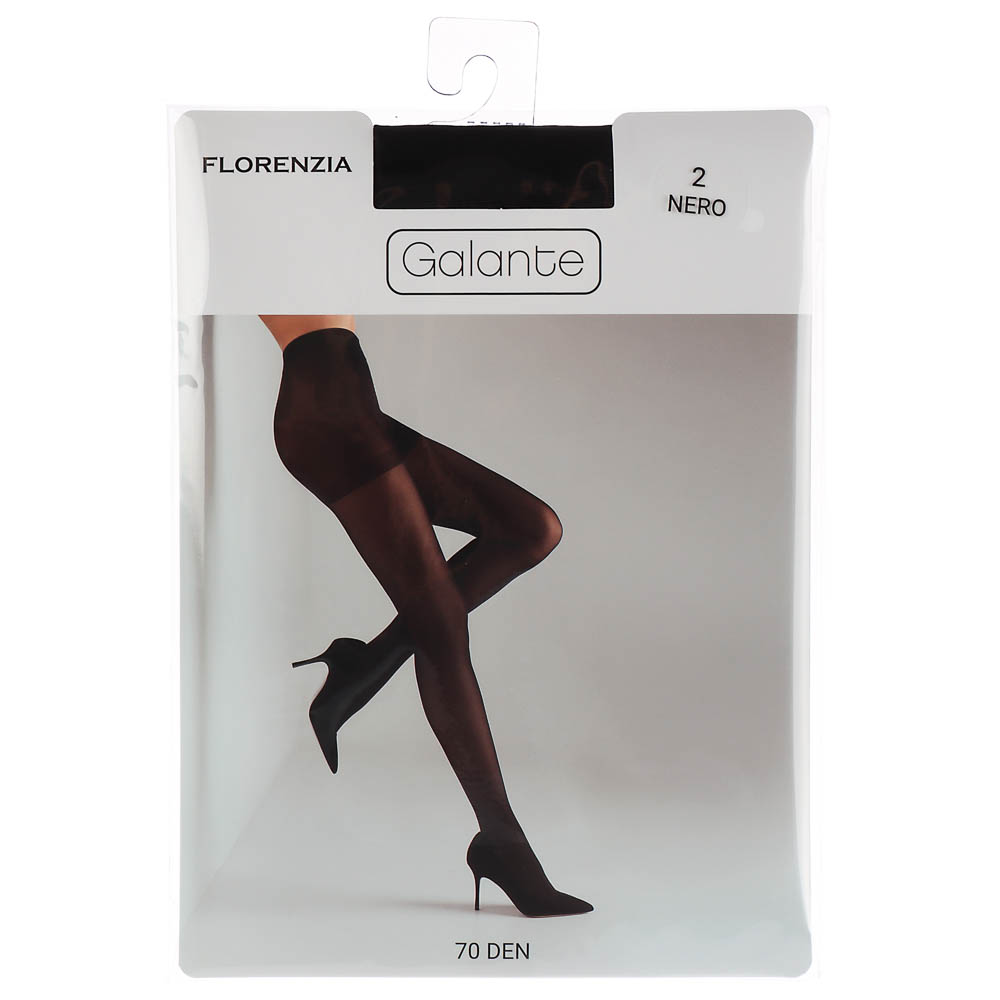 GALANTE Florenzia Колготки 70 DEN с шортиками, 84% полиамид, 16%эластан, размер 2, цвет черный - #3