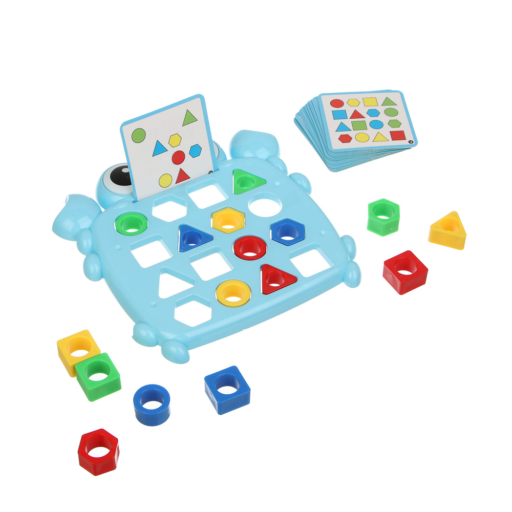 ИГРОЛЕНД Развивающая игра "Крабик-сортер", PP, 17,8х17,4х3,5см, 2 дизайна - #8