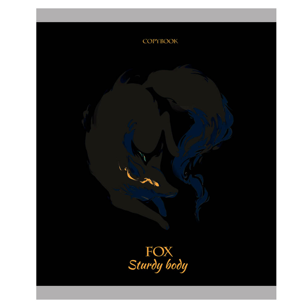 Тетрадь 48 л., А5, в клетку, БЕЛЫЕ ЛИСТЫ, обложка картон, скрепка, ТВИН-лак - #3