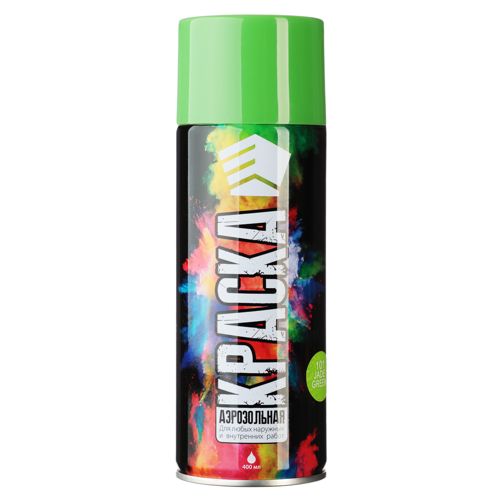 ЕРМАК Краска аэрозоль, 400 мл, ярко-зеленая - #1