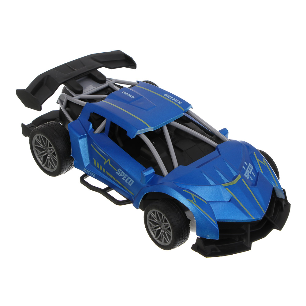 ИГРОЛЕНД Машина радиоуправляемая "Экстрим-ралли", 4-кан., свет, 5АА, РР, 27,5х15х9,5 см, 2 дизайна - #4