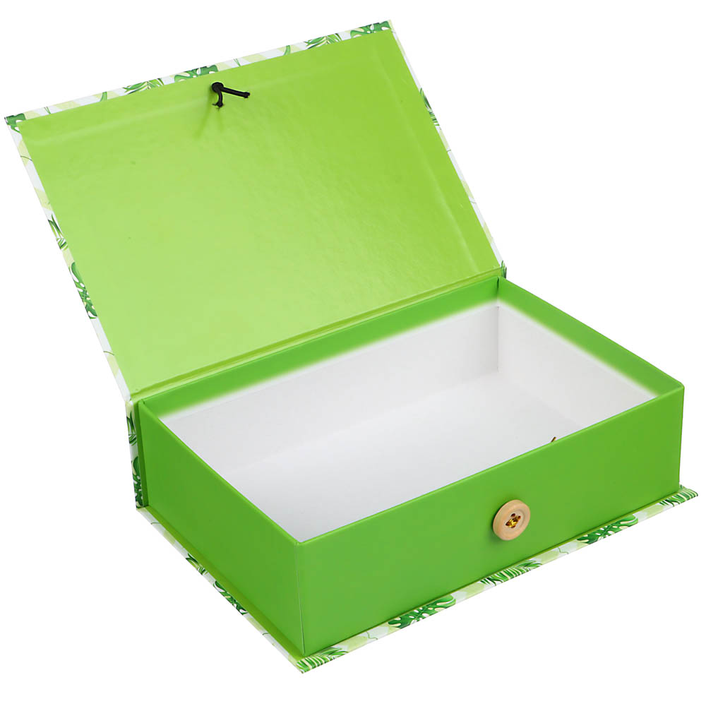 Коробка-книга "Листья" 120х180х50 см, КК-8310, бумага - #4