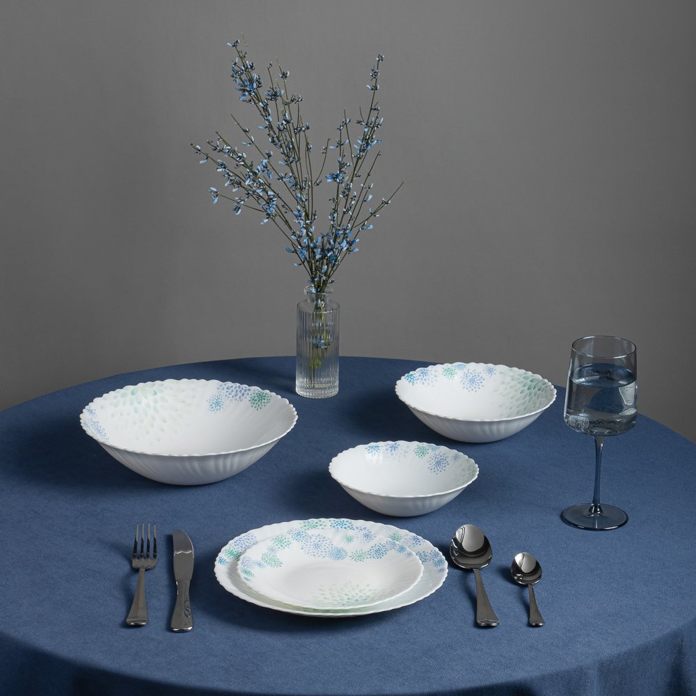 MILLIMI Асиано Набор столовой посуды 19 пр., опаловое стекло - #8