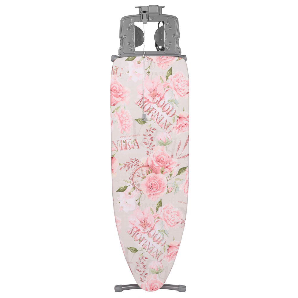 VETTA Доска гладильная 122х40х90см, металл, подставка п/утюг,полка для белья,подрукавник,удл.1,9м Н9 - #3