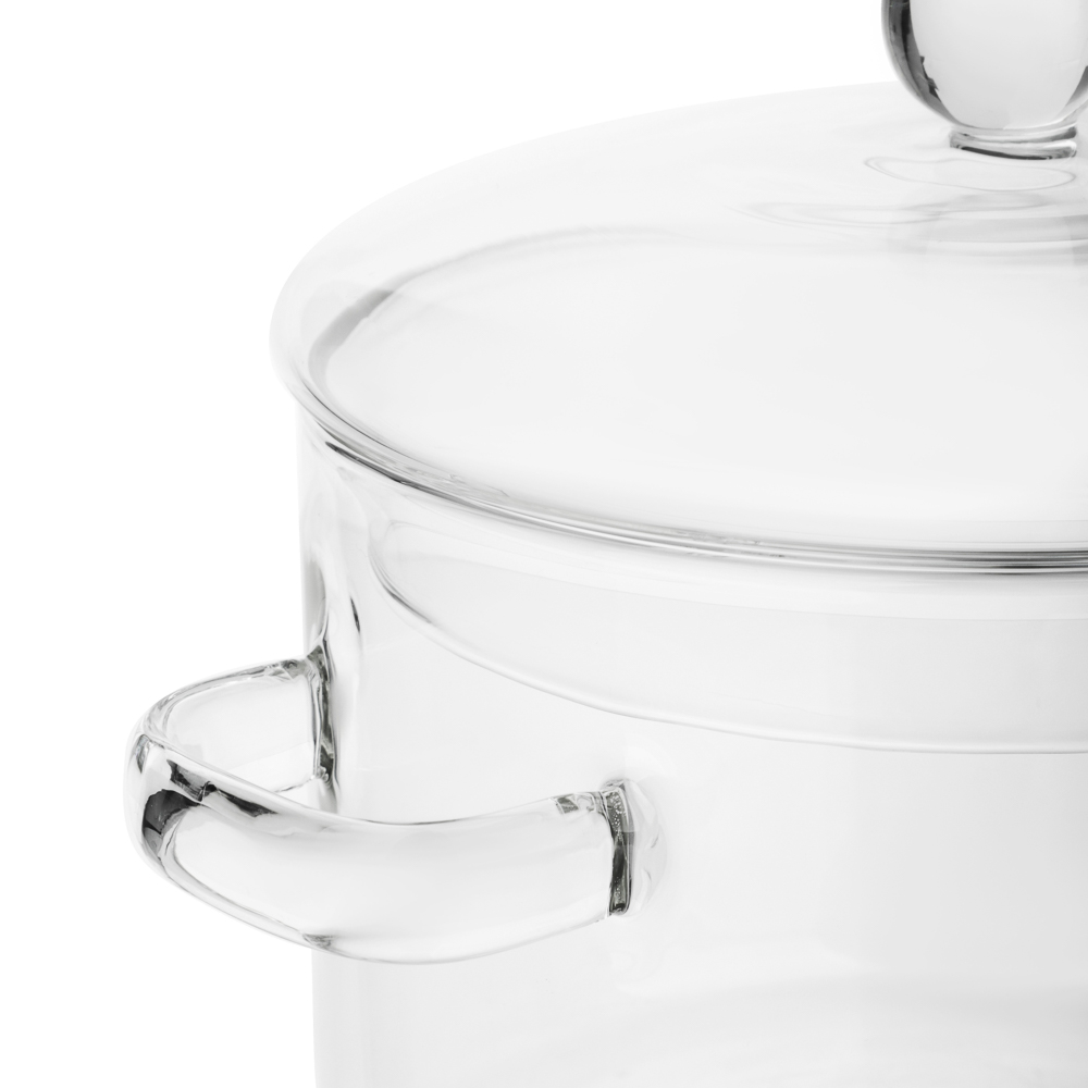 SATOSHI Кастрюля стеклянная, жаропрочное стекло, 1,5л - #3