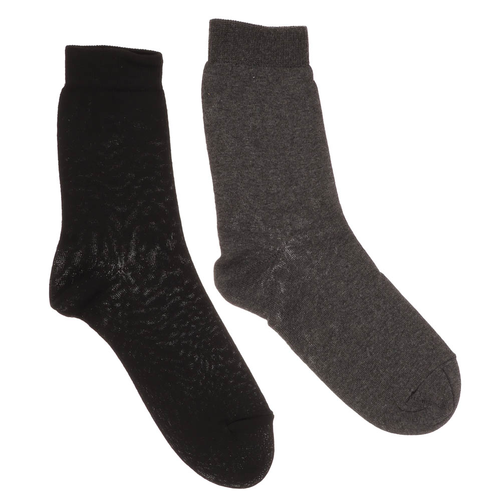 Набор носков 4 пары, GALANTE, р. 29, 70% хлопок, 29% полиамид, 1% эластан, черные - #4