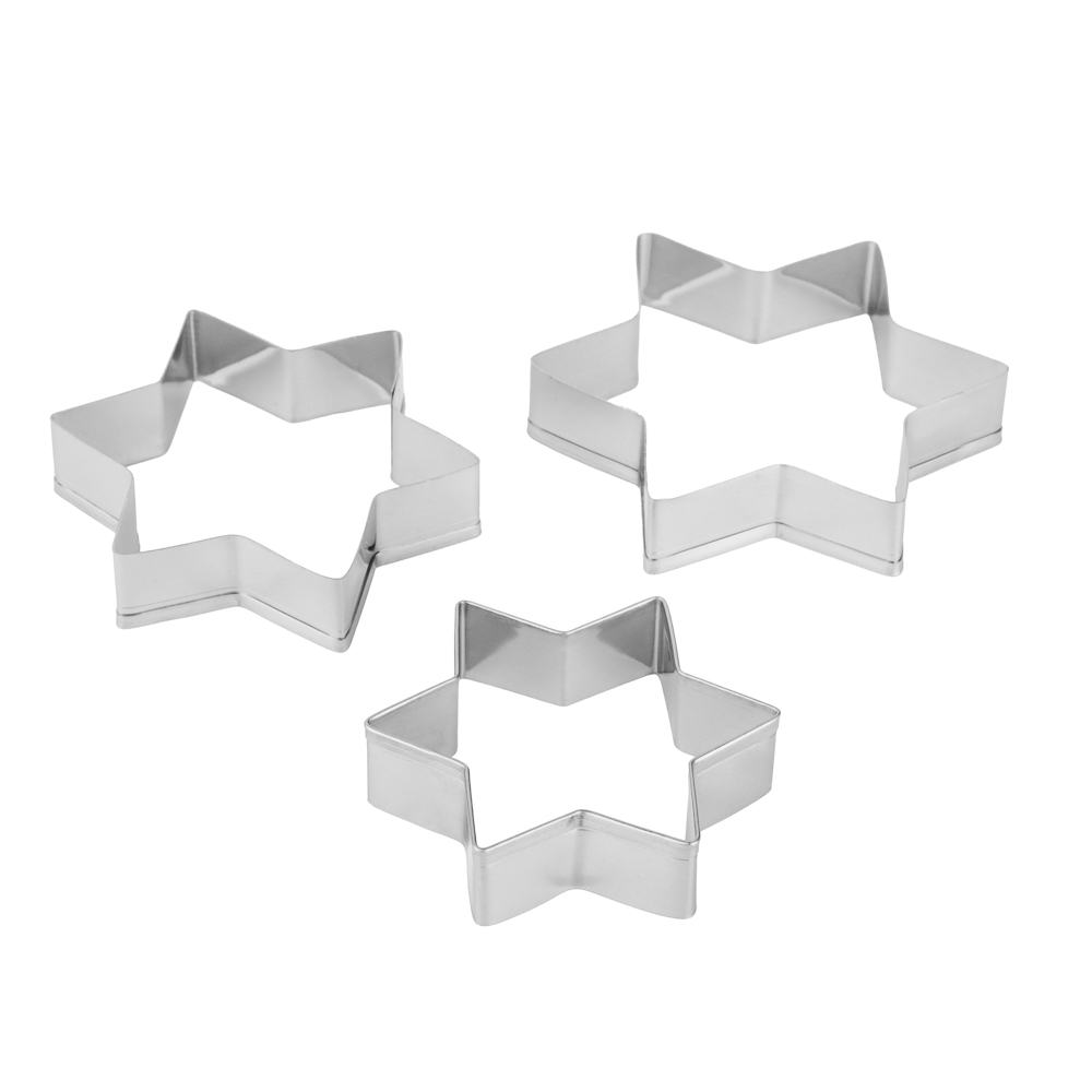 SATOSHI Набор форм для печенья 12пр, формы сердец, звезд, цветов, кругов, нерж.сталь - #4