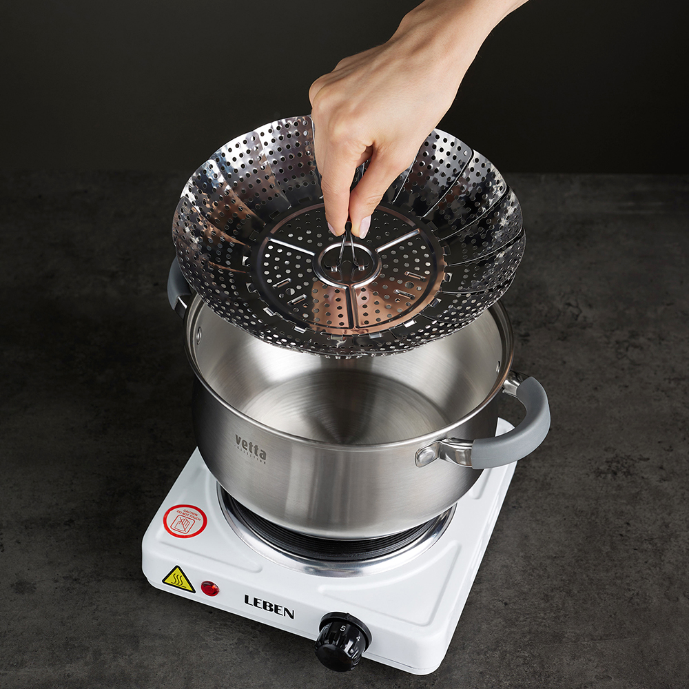 VETTA Подставка для варки на пару, d=13-23см, нержавеющая сталь - #10