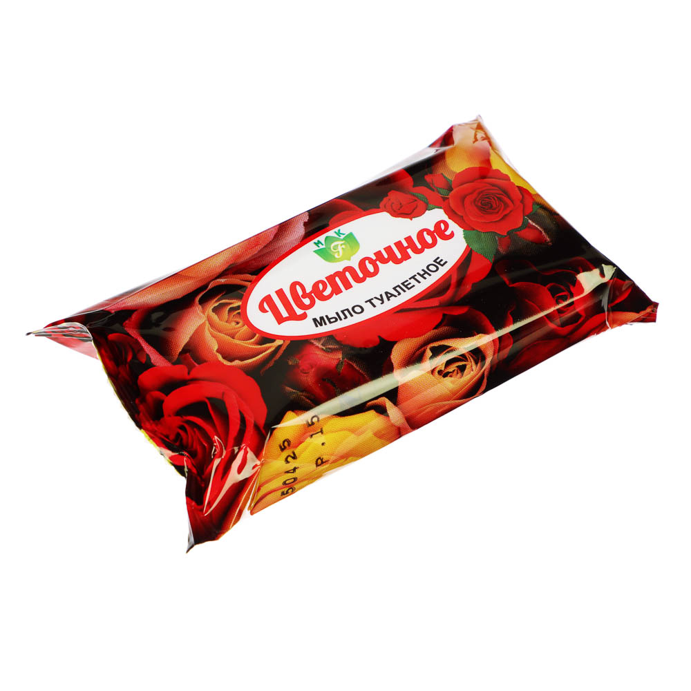 Мыло твердое Цветочное, флоу-пак, 100 г - #3
