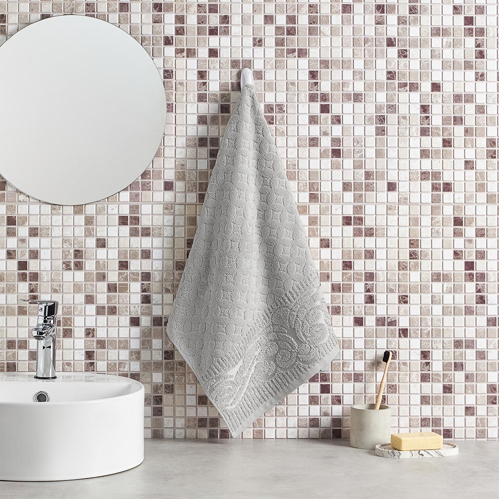 PROVANCE Фрэя Полотенце махровое, 100% хлопок, 50х90см, 465гр/м, серый - #7