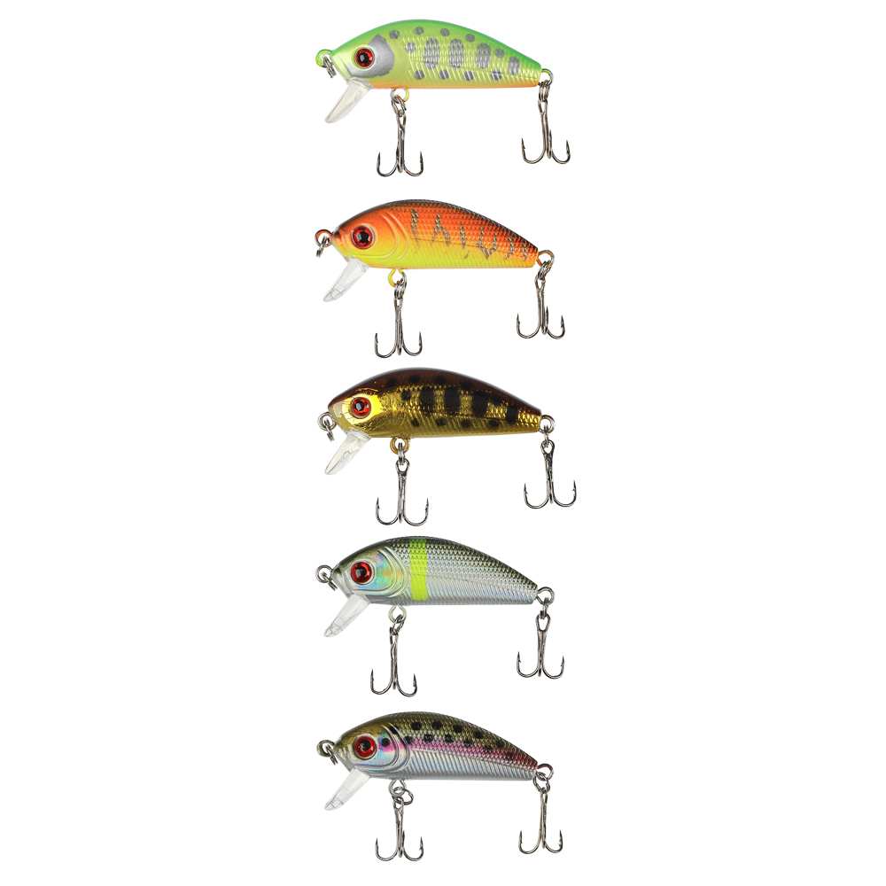 Воблер "Лайт Минноу" тм AZOR FISHING, SP, 5,0гр, 50мм, 1,2-1,8 м, 5 цветов - #1
