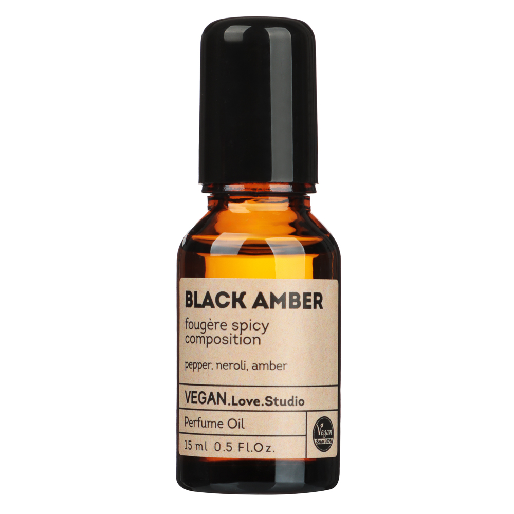 Парфюмерное масло Vegan.Love.Studio, Black Amber, 15 мл - #2