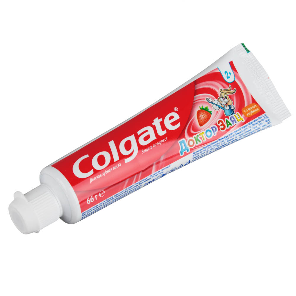 Зубная паста COLGATE Доктор Заяц вкус Клубники, 50 мл - #2