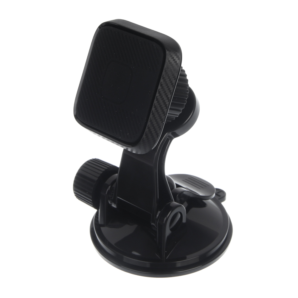 ЕРМАК Держатель телефона магнитный, на присоске, регулируемый угол, черный - #7