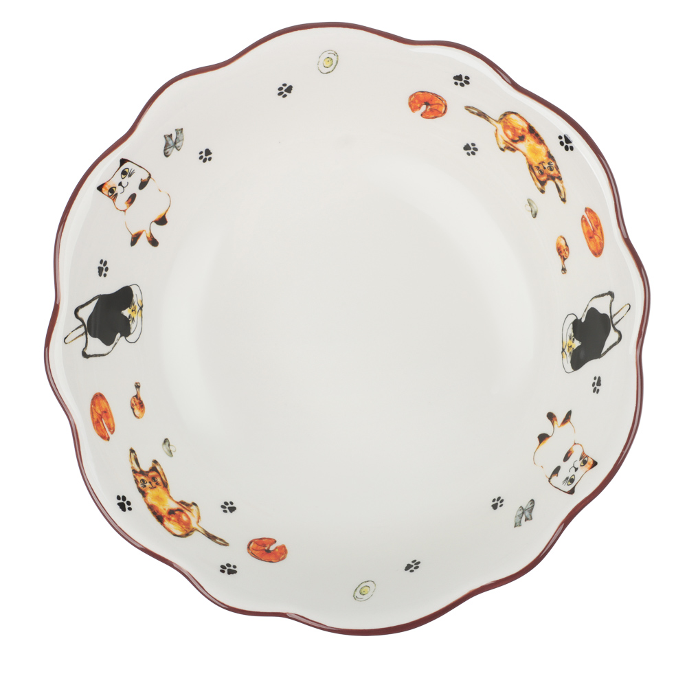 Салатник 21см, тм MILLIMI Котовасия, керамика - #4