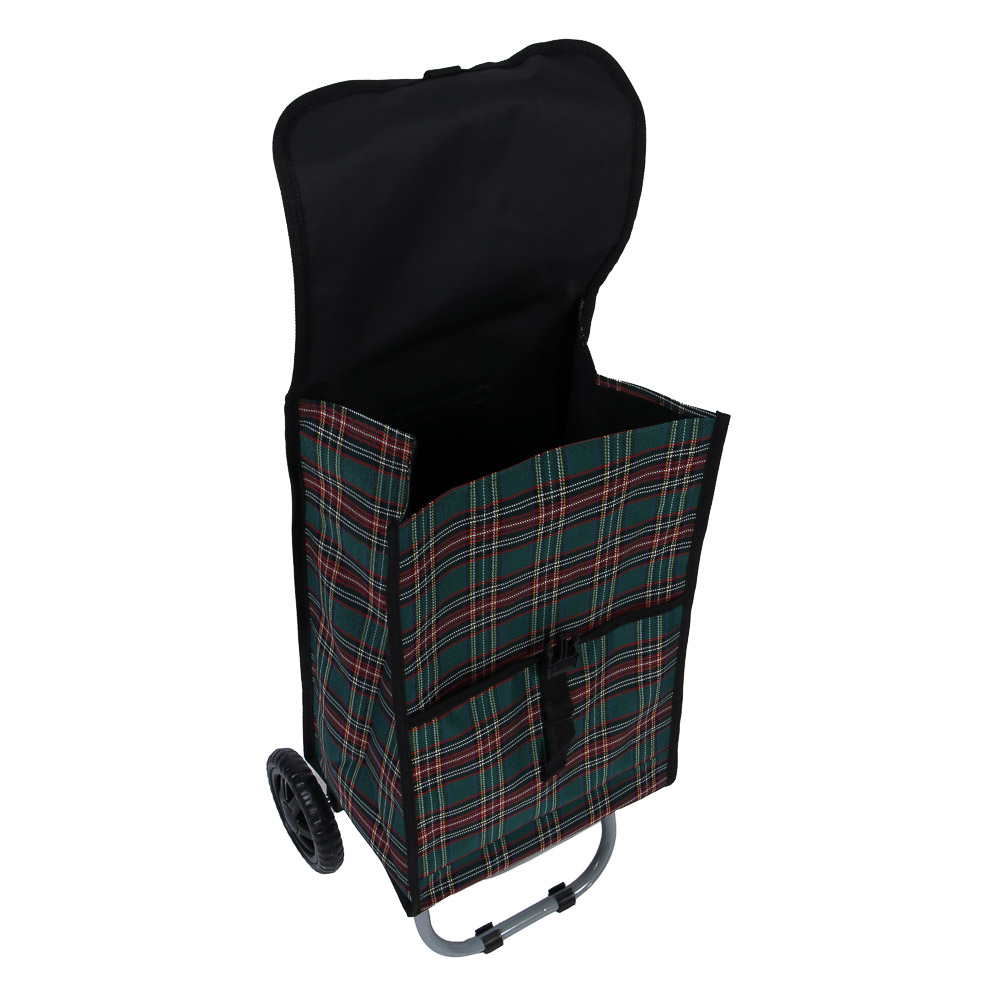 Тележка + сумка тм VETTA, до 20кг, 84x32x28см, 29 л, оксфорд, колеса ЭВА d14см - #2