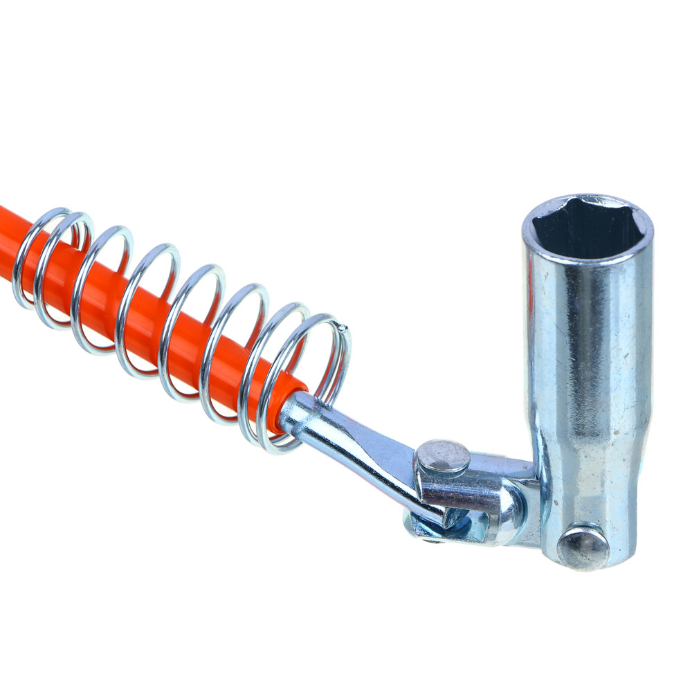 Ключ свечной карданный ЕРМАК с резиновой вставкой, 16x250 мм - #4