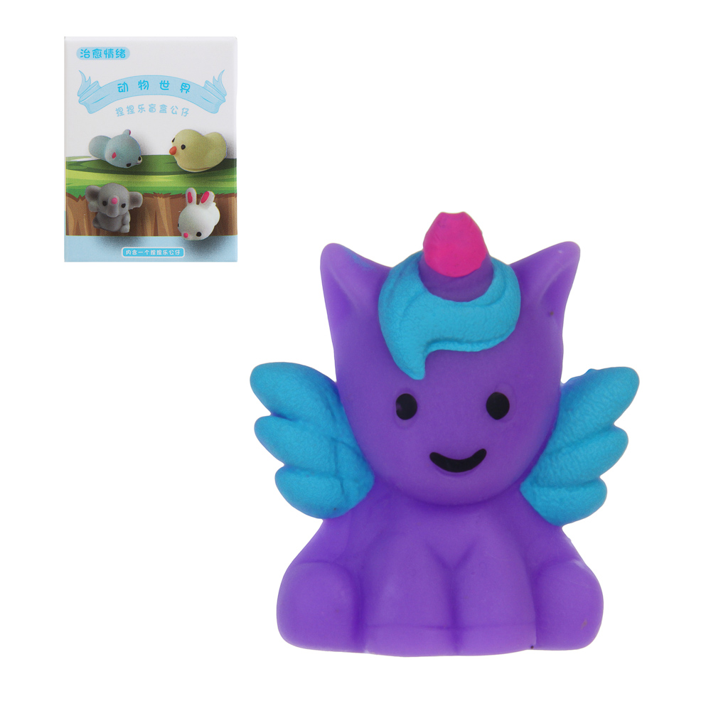 Игрушка антистресс мялка "Зоопарк", 8х5х2,5см, TPR, микс - #1