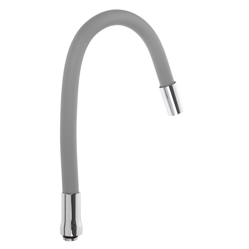 Излив смесителя для кухни, гибкий, силиконовый, 1 режим, 50см, серый - #3