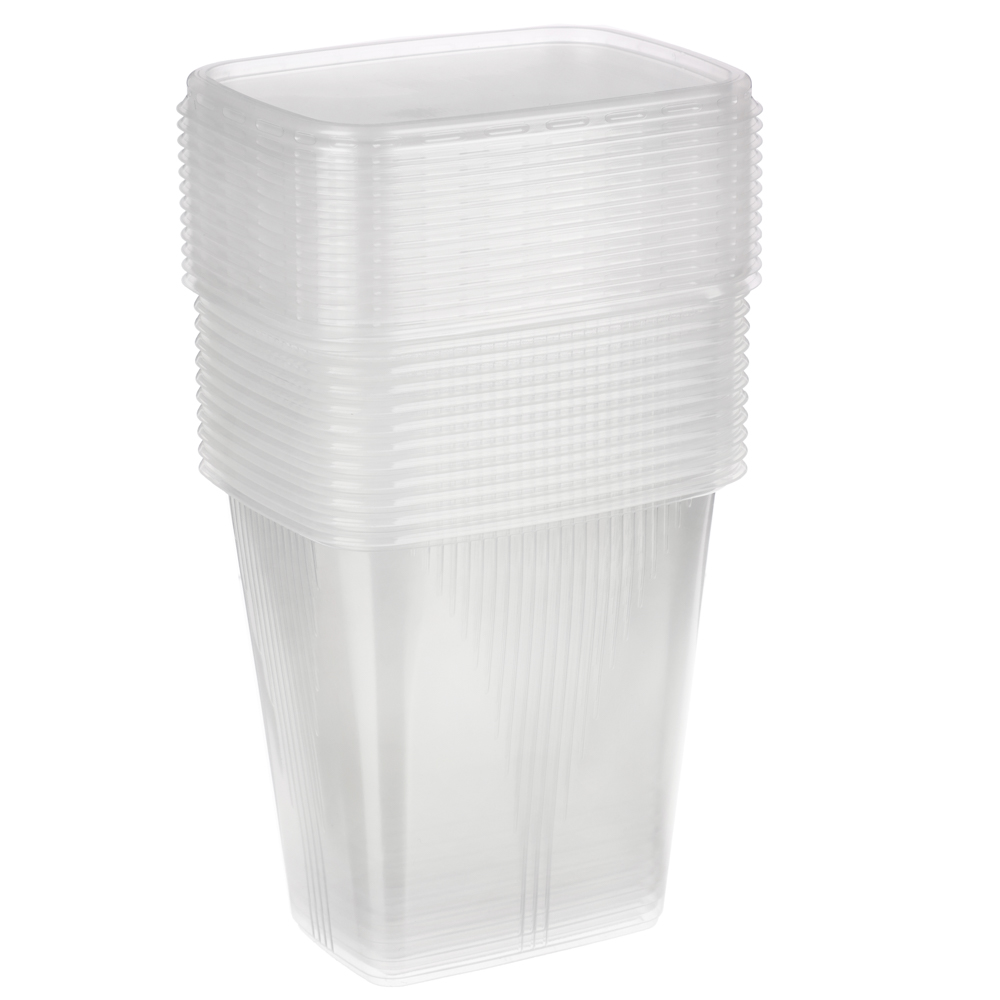 Набор контейнер 500 мл (108*82мм) с крышкой, 12 штук - #4