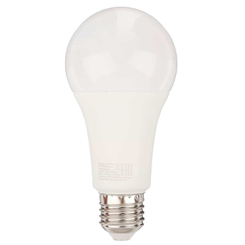 BY Промо Лампа светодиодная А65 25 Вт, Е27, 1500 Лм, 4200 К, 175-245 В, Ra>80, IRF <5% - #1