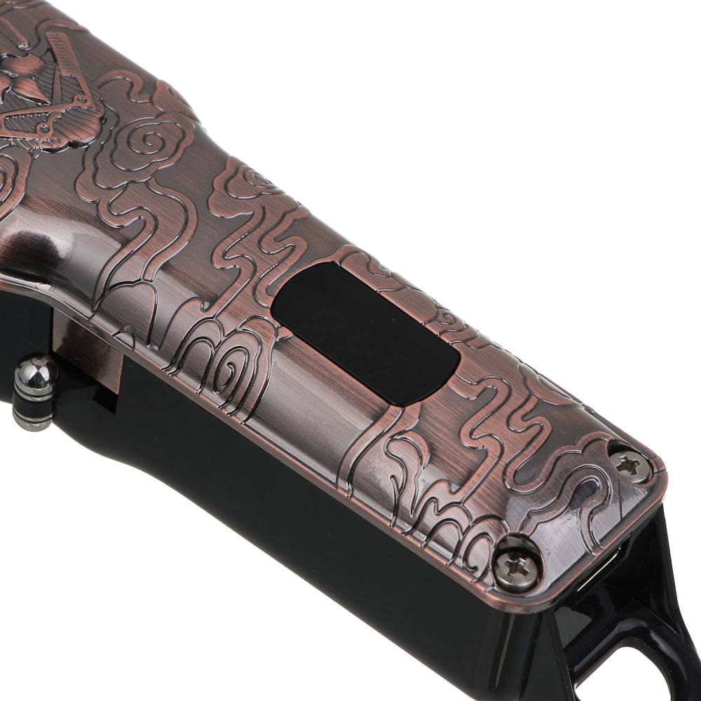 LEBEN Машинка для стрижки, 900 мА/ч, 3 часа работы, дисплей, 4 насадки 1,5/3/4/6 мм, масло, расчёска - #8