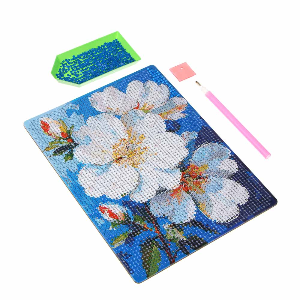 ХОББИХИТ Картина из страз, комплект (стразы, палочка, основа), 20х15см, 10 дизайнов - #4