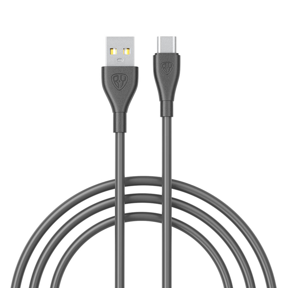 Кабель для зарядки USB(A)-Type C BY Balance, 18Вт, 1 м, 3A, PVC, чёрный - #1