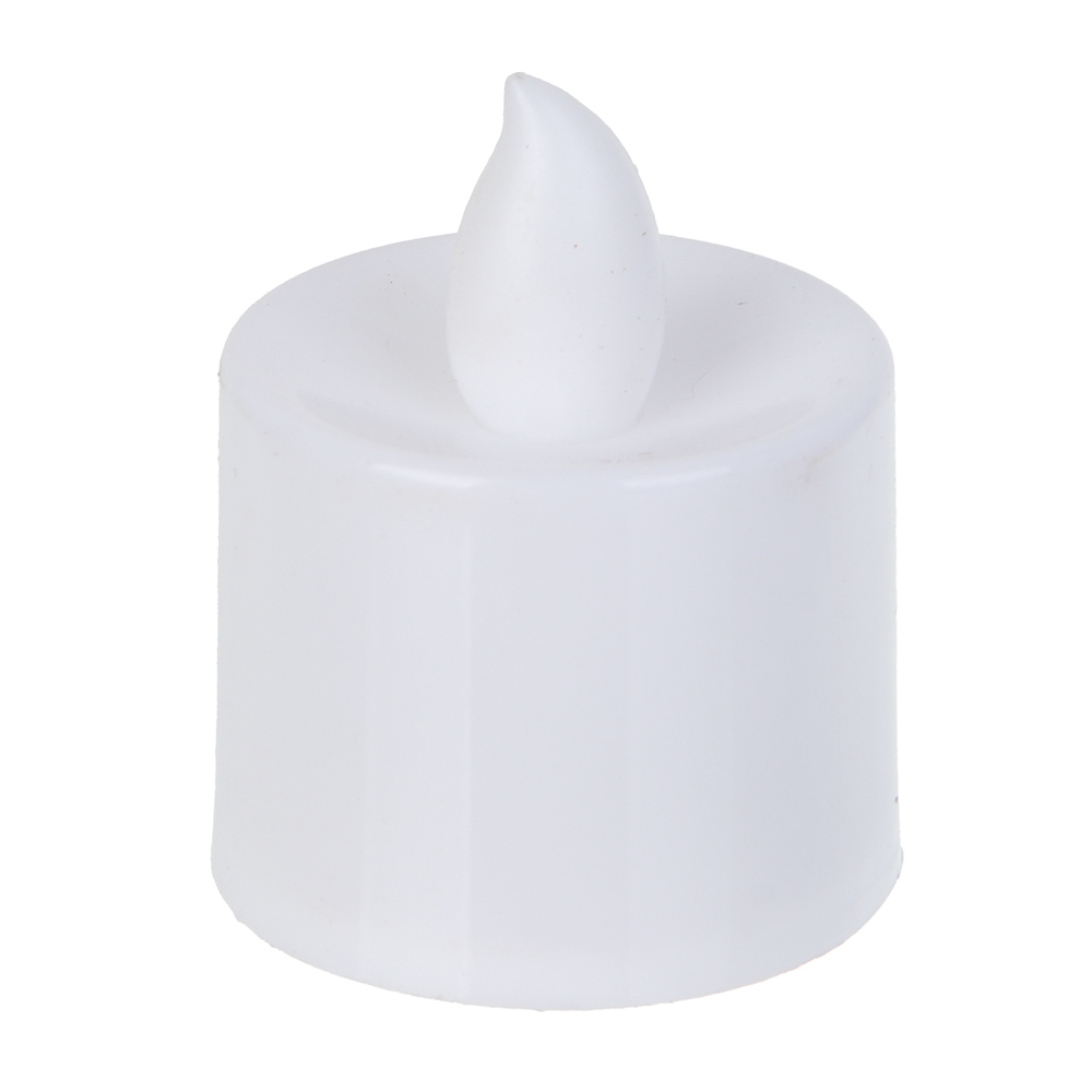 СНОУ БУМ Набор 2шт, светильник декор. LED в виде свечи, 3,7х4,5см, PP, 3хAG3, 1 режим, 2 дизайна - #3