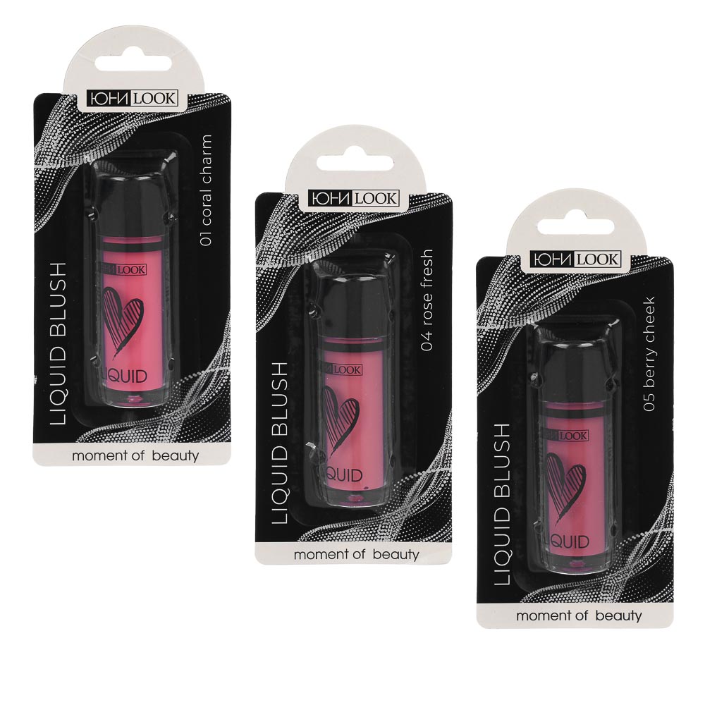 Румяна жидкие с комфортным широким аппликатором тм ЮНИLOOK , 4,8 гр - #5