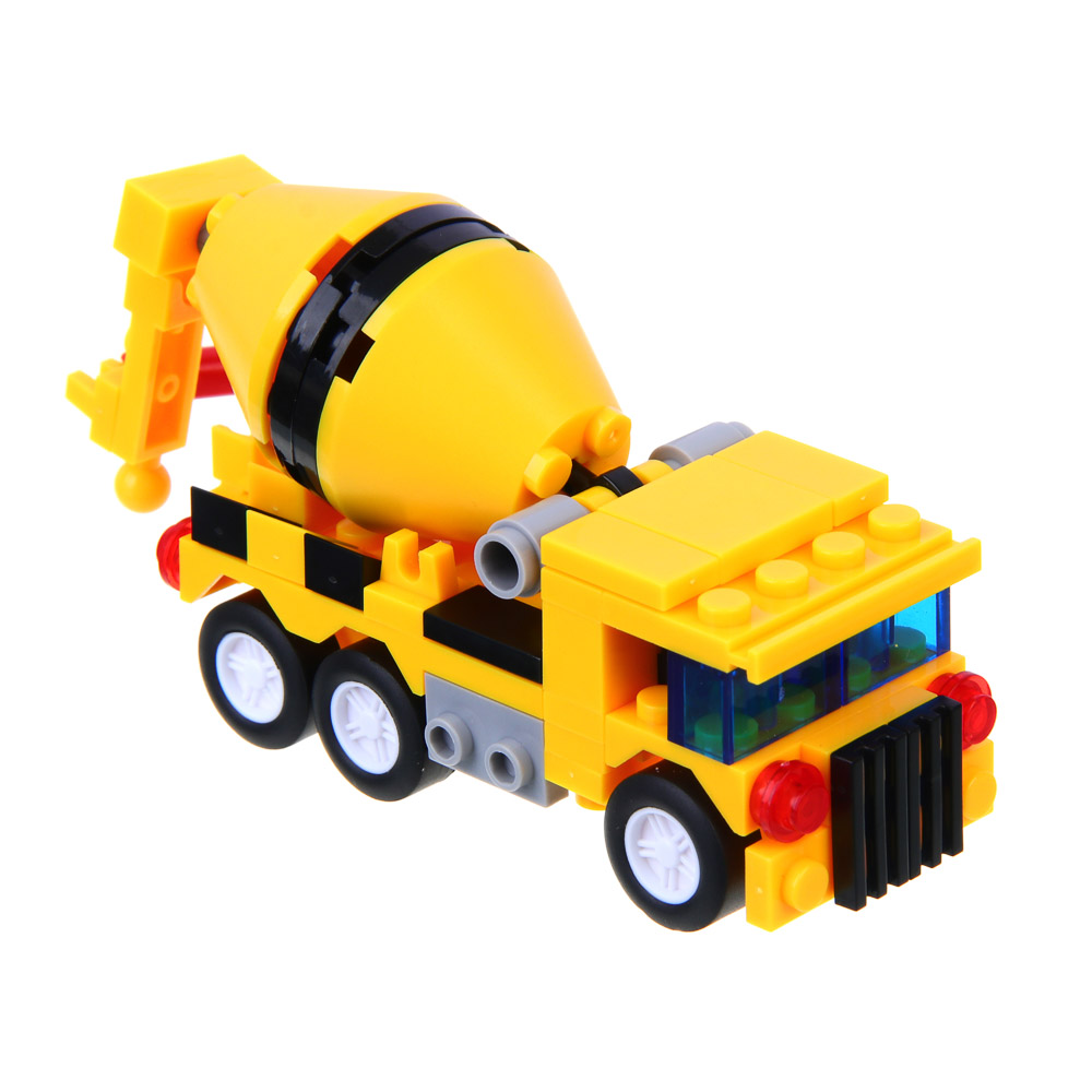 ИГРОЛЕНД Город Конструктор Спецтехника, 2 в 1, доп.функции, 92-109 дет, коллекция, 15х10х4см, 4 диз. - #5