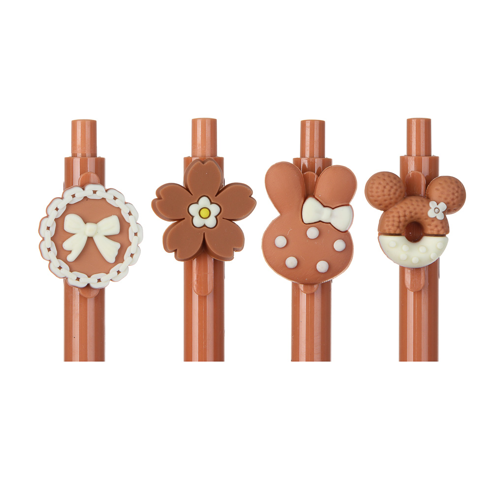 Ручка шариковая автоматическая синяя, "Шоколадная магия", 4 дизайна - #5