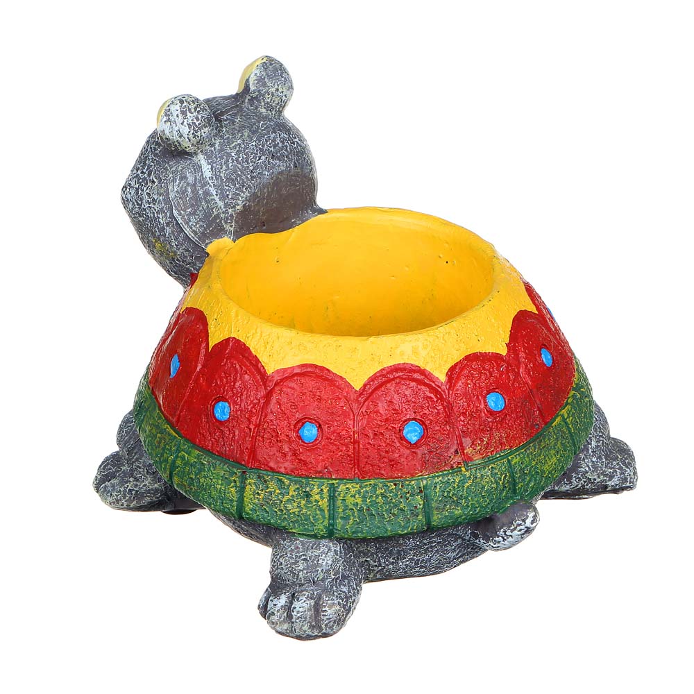 INBLOOM Зоокашпо Черепаха, полистоун, 12x10x11см - #3