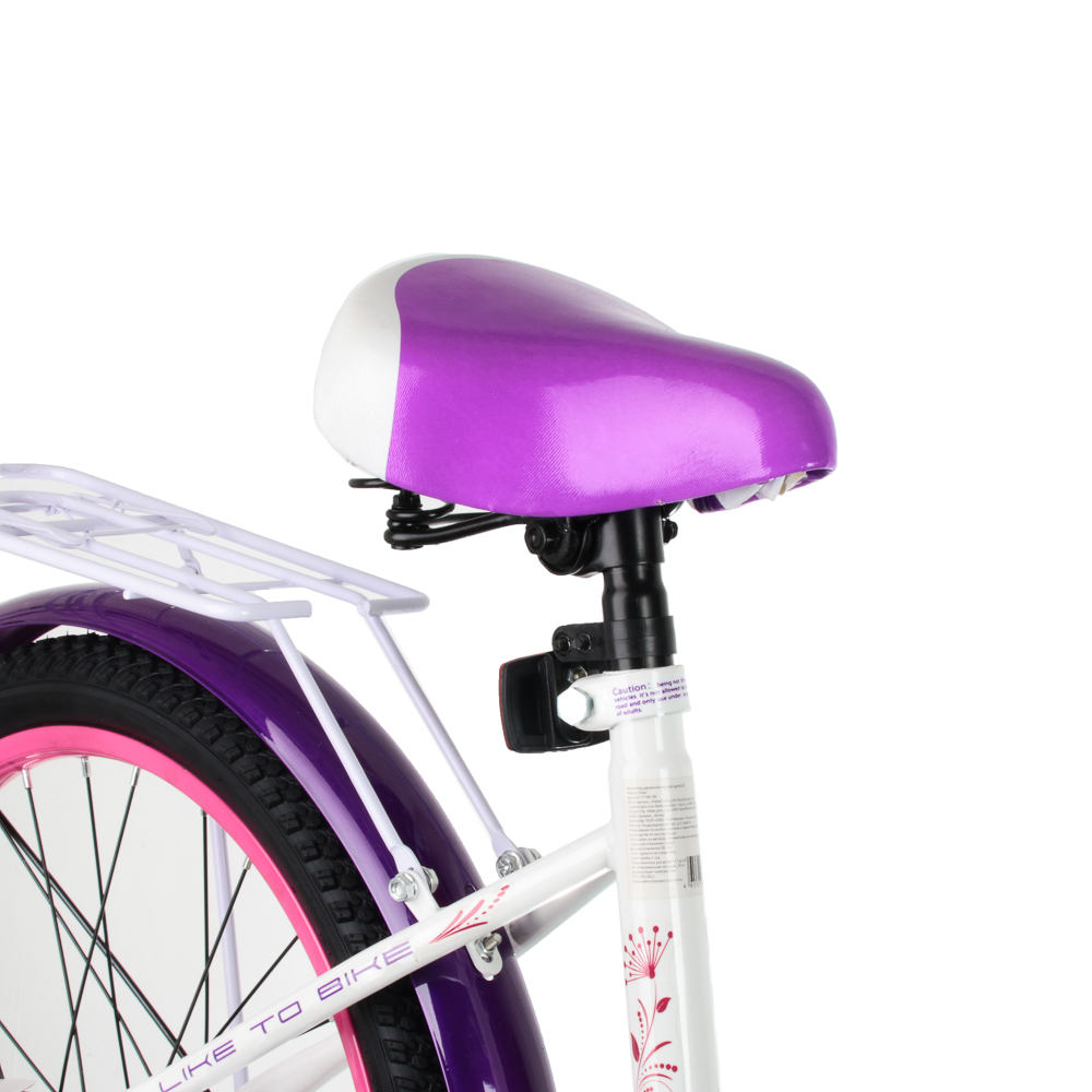 Велосипед детский двухколесный Slider Dream 20", фиолетовый - #4