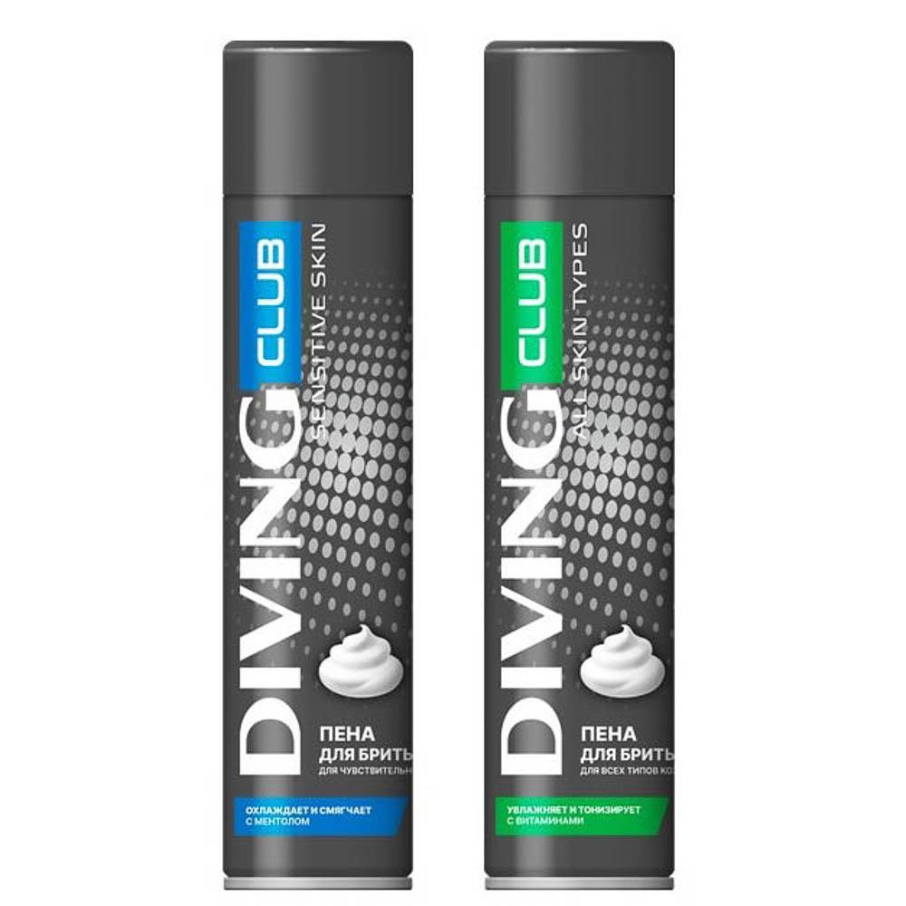Пена для бритья Diving Club для всех типов кожи/для чувствительной кожи, 300 мл - #1