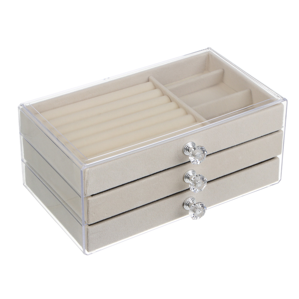 Шкатулка для украшений, 10,5x13,5x23,5 см, ПВХ, 2 цвета - #2