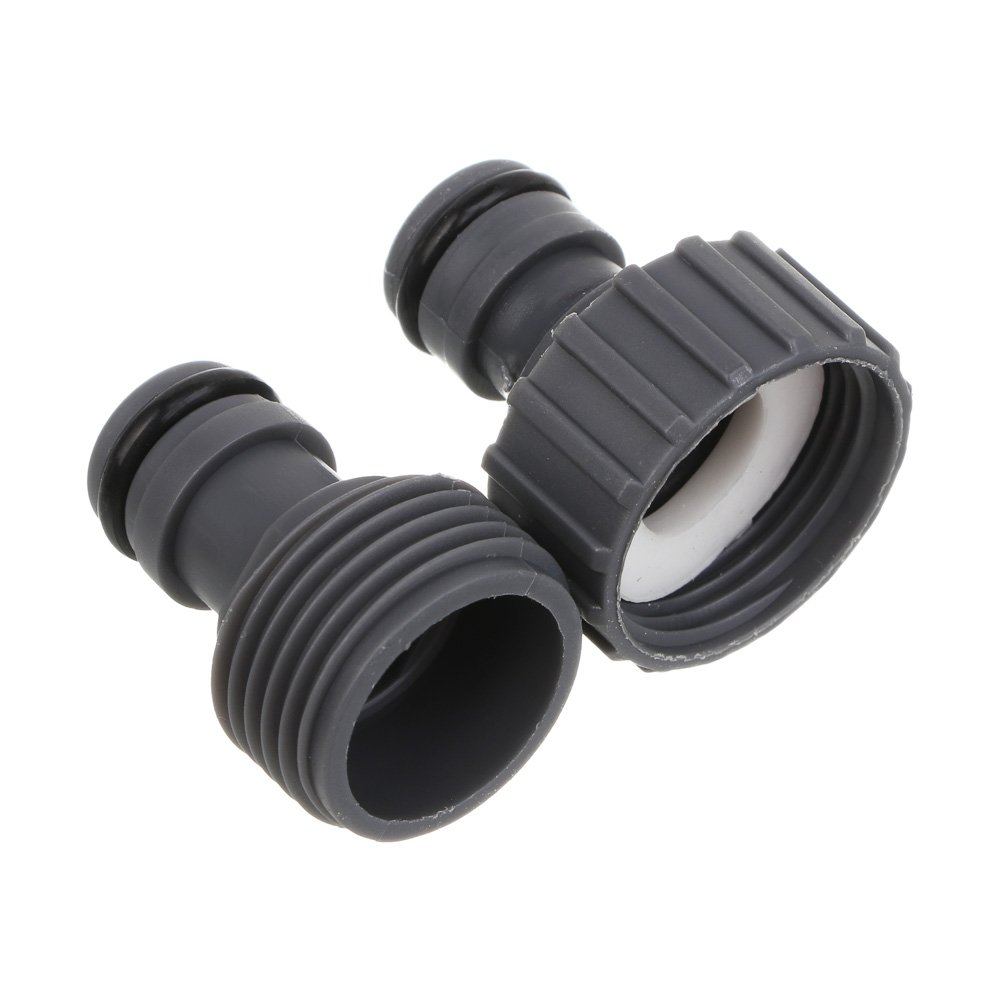 INBLOOM Набор для полива (пистолет 8 реж- 1шт., 3/4" коннектор- 2шт., 1/2"-3/4" штуцер-1шт.) ПП - #7