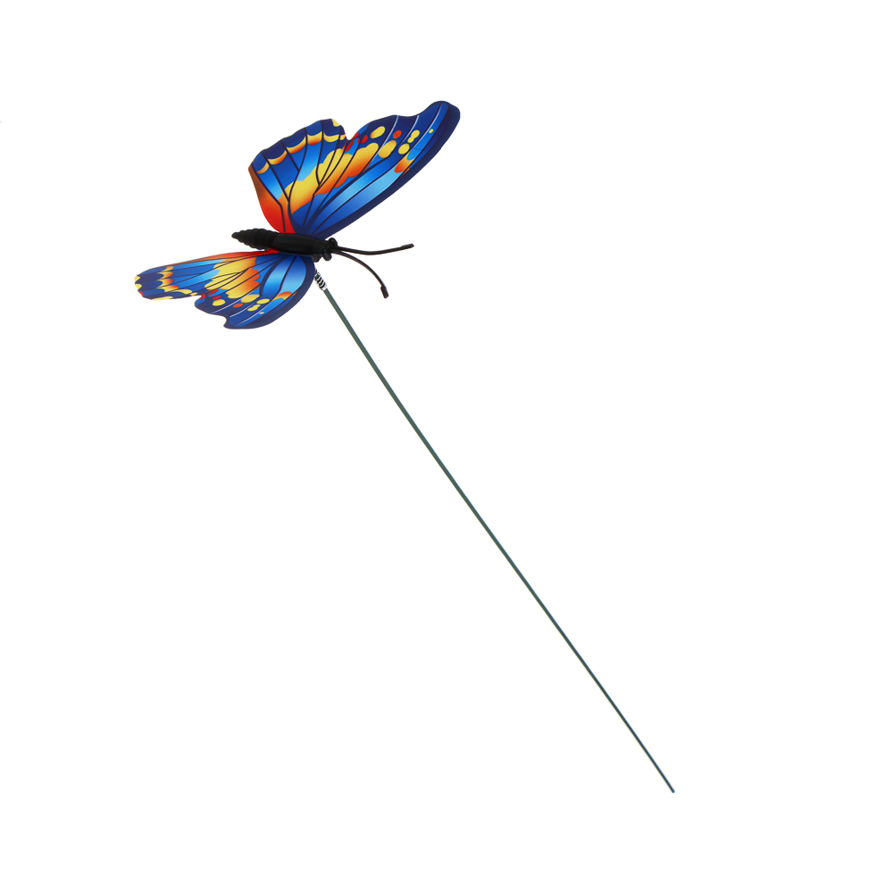 Фигурка на стержне "Бабочка" тм INBLOOM, набор 10шт, 8х25см, пластик, металл - #5
