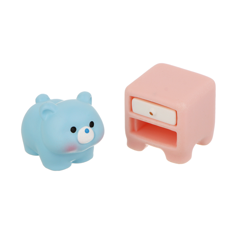 Игрушка сюрприз "Зверушки" с аксессуаром, ИГРОЛЕНД, полистоун, 9х12 см, 10-12 видов - #5