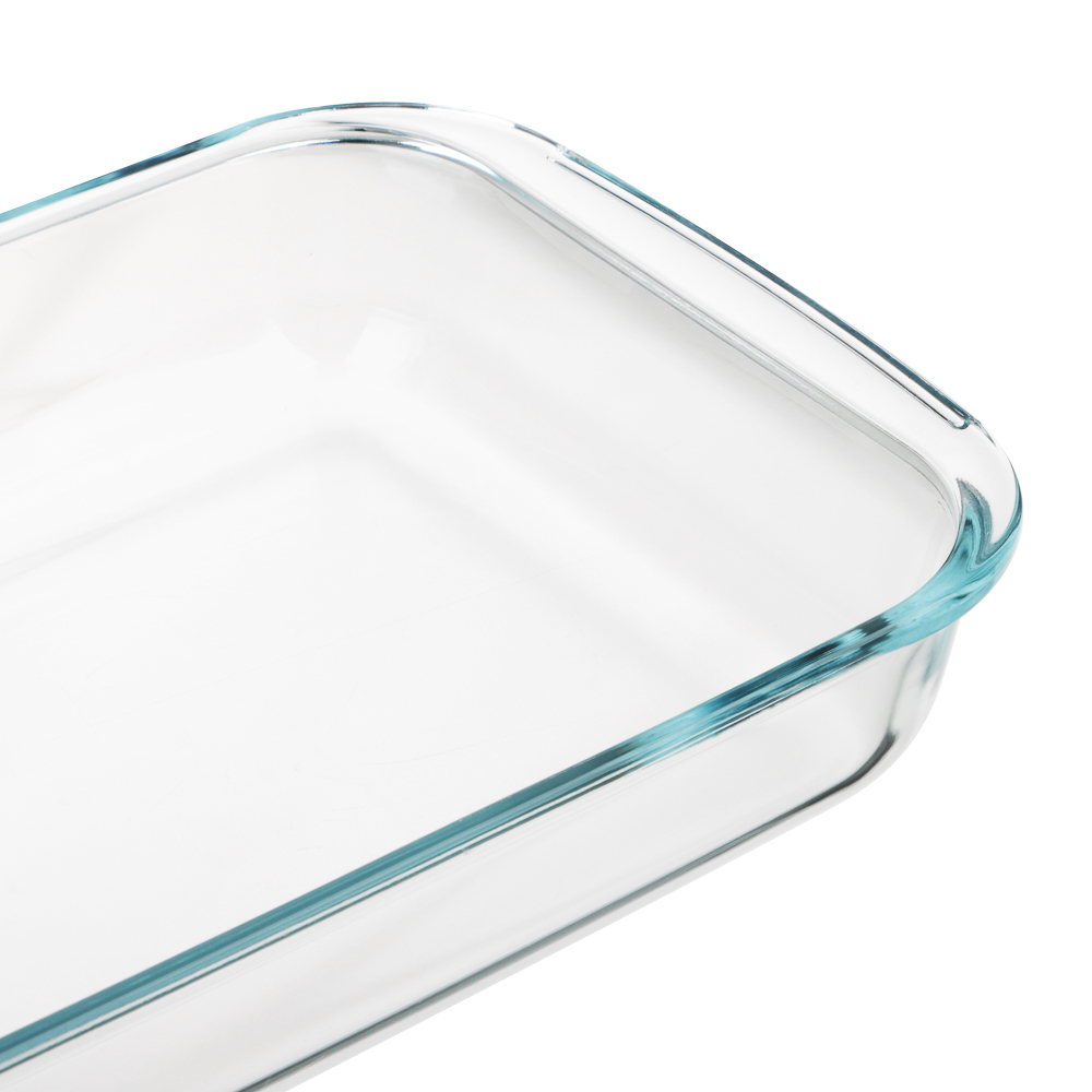 SATOSHI Форма для запекания/хранения жаропрочн.стекло, с крышкой из полипропил., 35,3х21,7х7см, 2,2л - #9