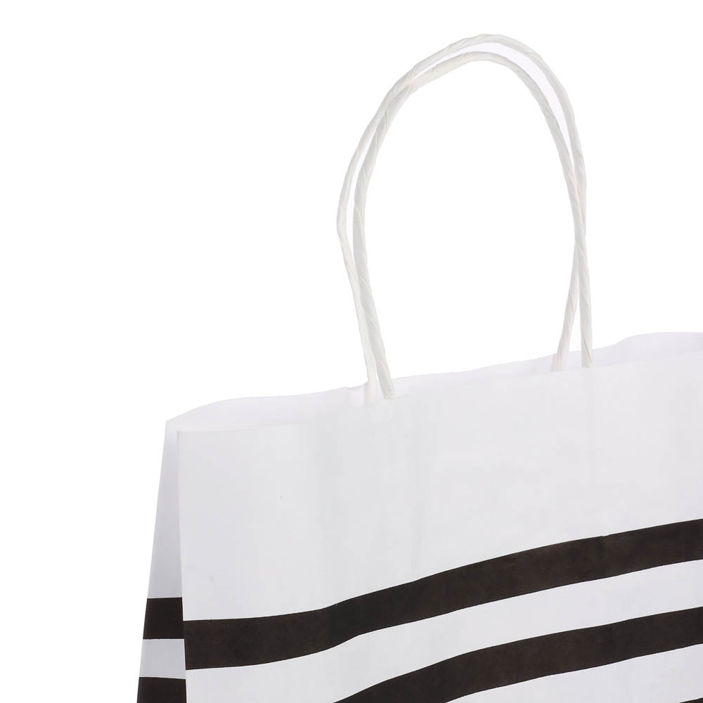 Пакет подарочный с кручеными ручками L 24x10,5x32 см, "Сердце" - #2