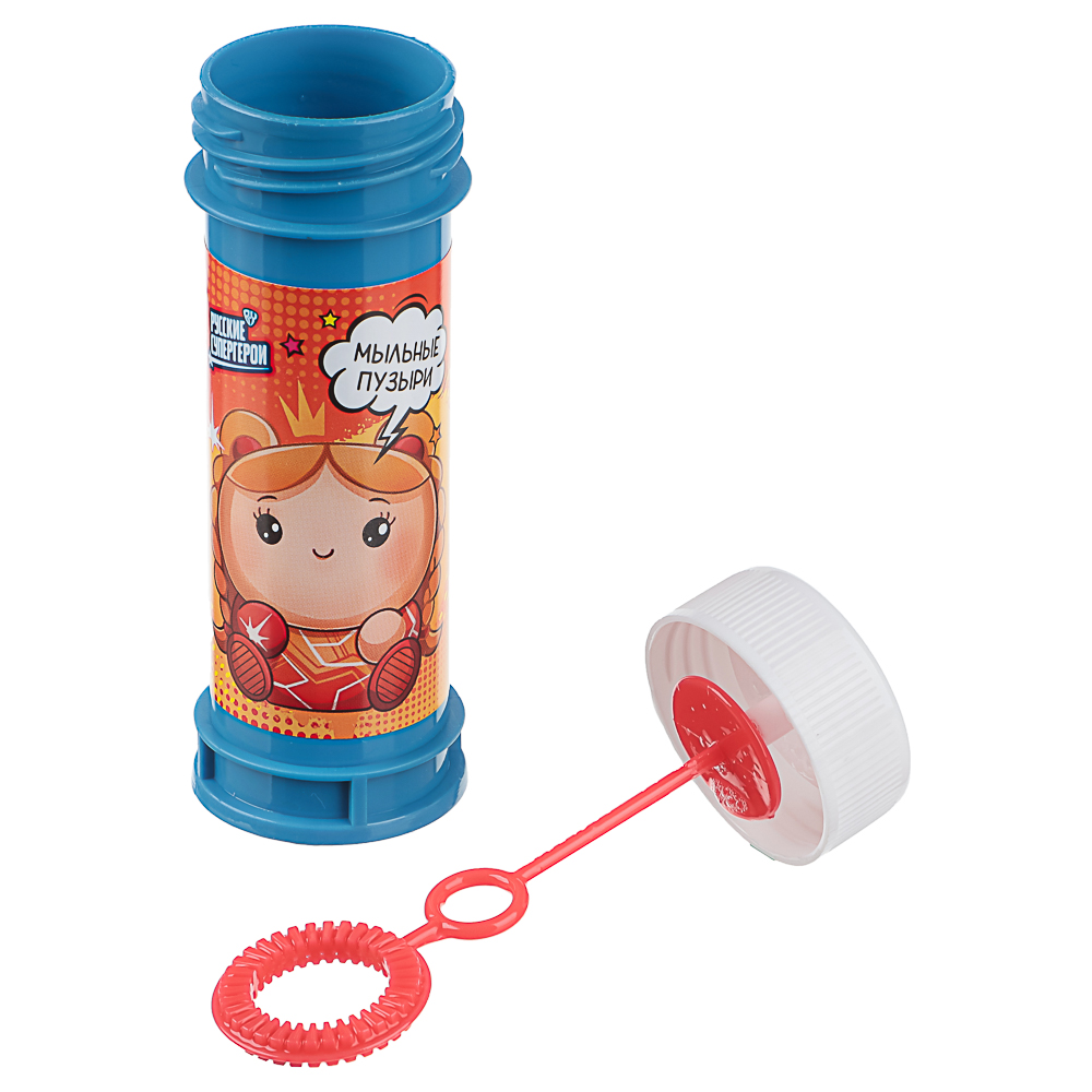 Мыльные пузыри "Русские Супергерои", BY, 50мл, мыльный раствор, пластик, 6 дизайнов - #22