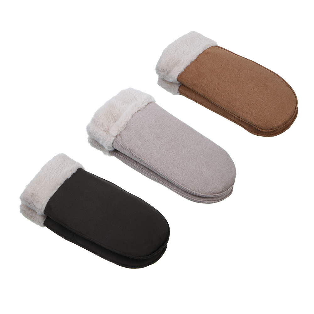 GALANTE Рукавицы женские на подкладке, р.18-20, 100% полиэстер, цвета в ас-те, ОЗ25-17 - #1