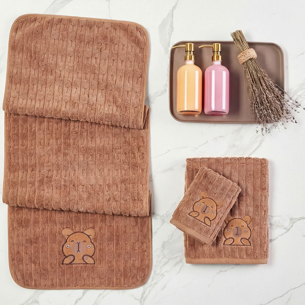 PROVANCE Капибары Полотенце супервпитывающее, 35х75см, 80% полиэстер, 20% полиамид, 280гр/м, 4 цв. - #7