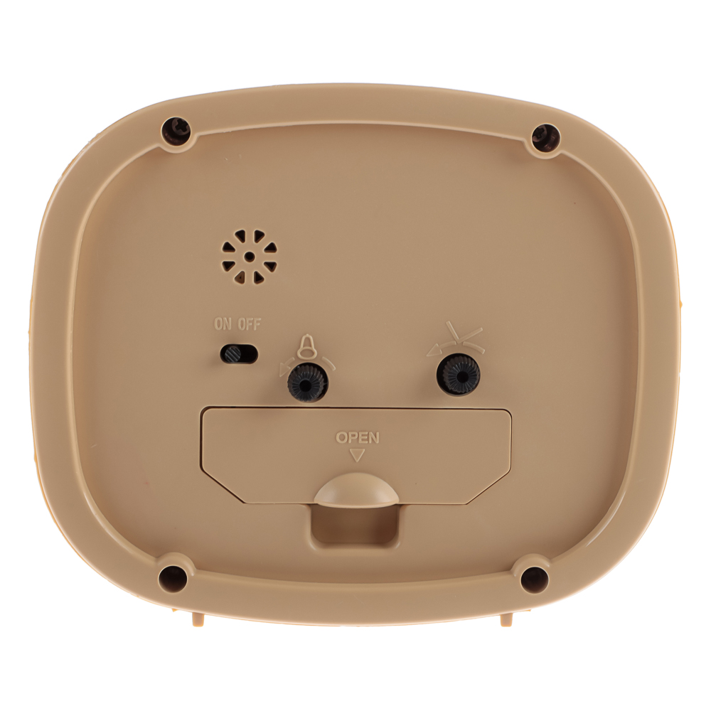 Будильник кварц, корпус бежевый "Дерево", арт.В5-005 - #3