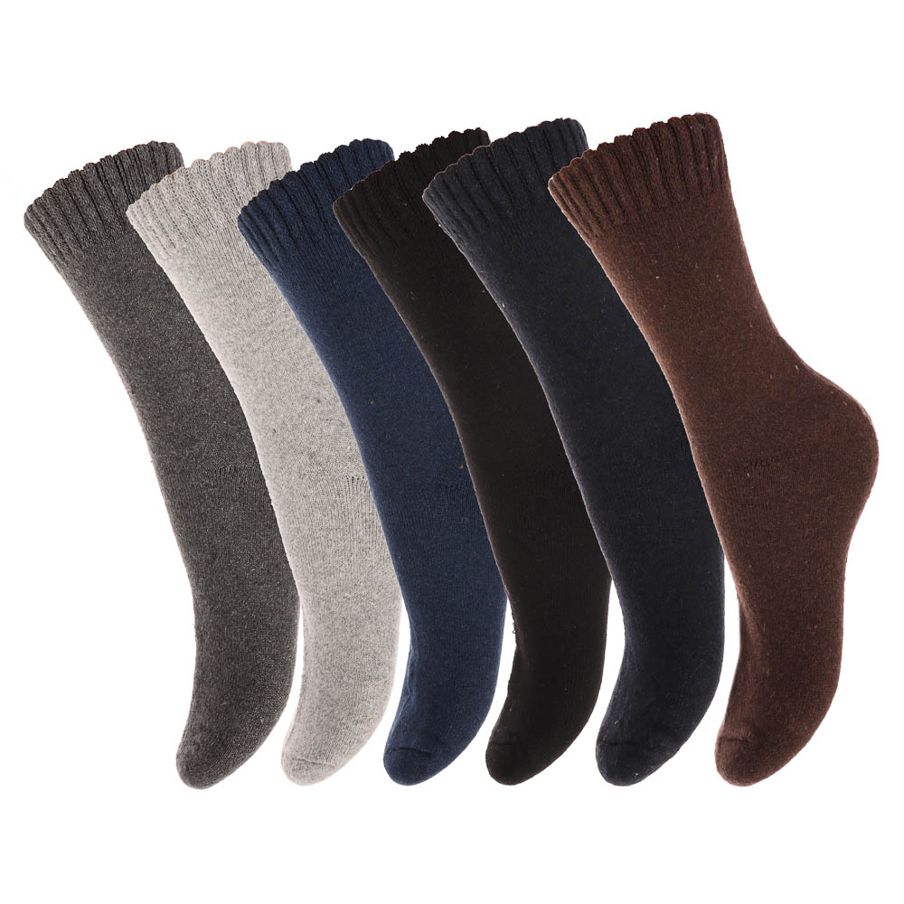 Носки мужские махровые "полушерсть", 65% полушерсть, 15% акрил, 10% спандекс, 10% эластан, р. 40-44 - #1