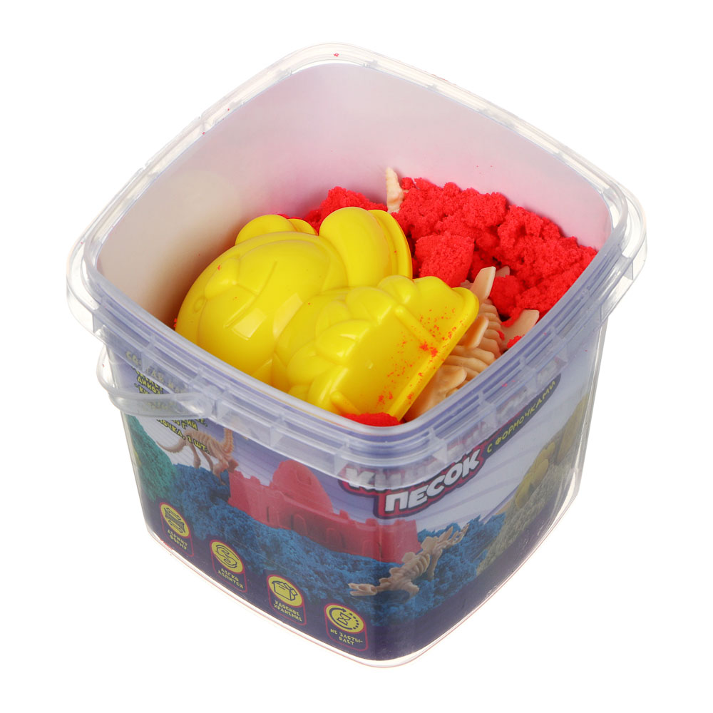 ХОББИХИТ Набор для творчества "Кинетический песок с формочками", 7,5х6,5х7см, 6 цветов - #4