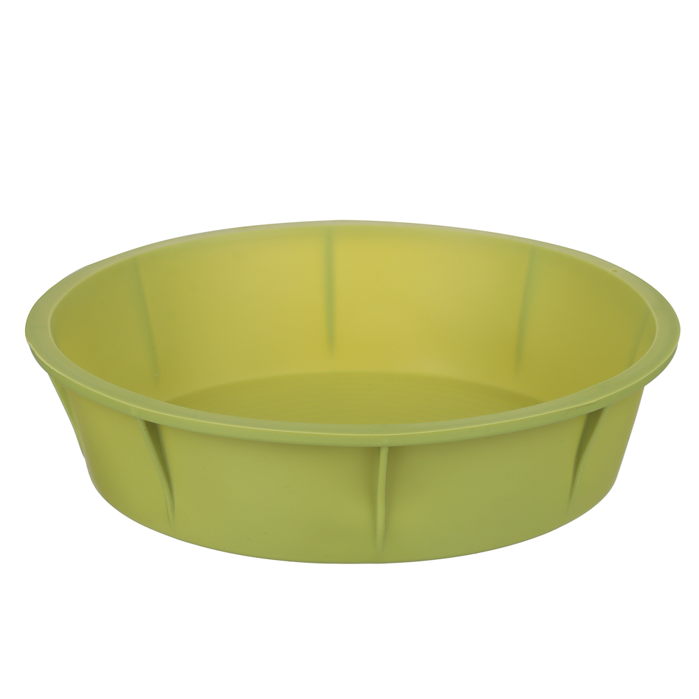 Форма силиконовая d20x5см, круглая, 3 цвета - #2