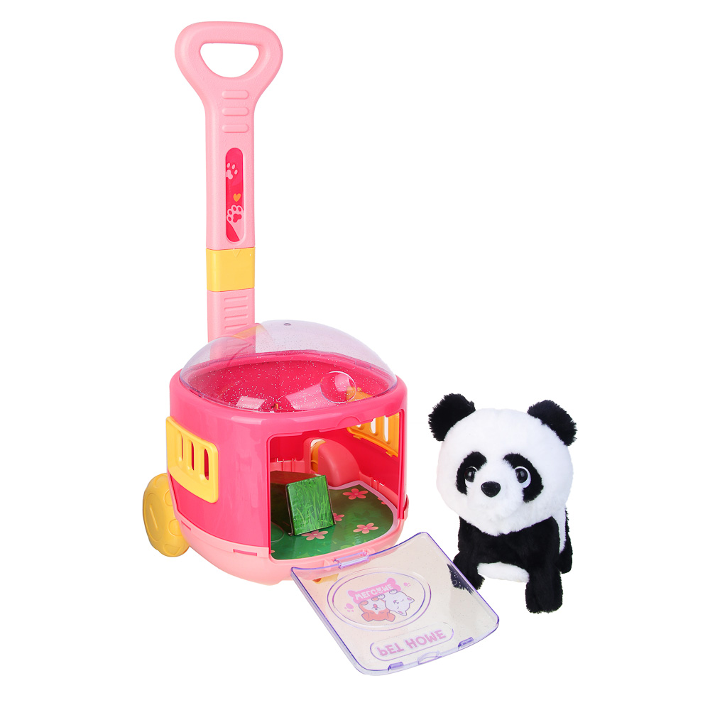 ИГРОЛЕНД Питомец интерактивный "Панда в перевозке", 2хАА, ABS, полиэстер, 20,5х23х48,5 см - #5